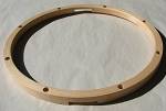 14" Snare Side Wood Drum Hoop 8 Holes